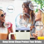 Stanley Cup Accessories Set: Straws, Brush, Charms