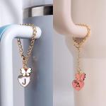 5PCS Straw Cover Caps and Letter Charms for Tumblers