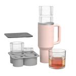4-Pack Silicone Ice Tray for Stanley Tumblers