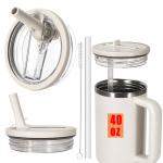 40oz Leak Proof Flip Straw Lid for Stanley