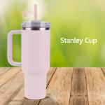 6 Silicone Straws with Covers for Stanley Tumblers