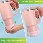 1PCS Water Cup Silicone Boots Protector Silicone Bottom Sleeve Anti-Slip Cup Base Sleeve Simple Modern for Stanley Cup Accessory