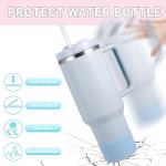 1PCS Water Cup Silicone Boots Protector Silicone Bottom Sleeve Anti-Slip Cup Base Sleeve Simple Modern for Stanley Cup Accessory