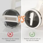40oz Lid for Stanley Flip Straw Leak Proof Spill-proof Cup Cover Tumbler Lid Replacement for Stanley Cup Accessories Straw Cover