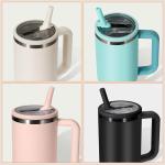 40oz Lid for Stanley Flip Straw Leak Proof Spill-proof Cup Cover Tumbler Lid Replacement for Stanley Cup Accessories Straw Cover