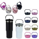 For Stanley 20/30oz IceFlow Spill-proof Cup Cover Replaceable Environmental Protection  Creative Spiral Straw Cup Accessories