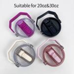 For Stanley 20/30oz IceFlow Spill-proof Cup Cover Replaceable Environmental Protection  Creative Spiral Straw Cup Accessories
