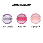 40 OZ Tumbler Lid Replacement Fit for Stanley Cup,Dustproof Spill Proof Splash Resistant Tumbler Covers for Cups Accessories ﻿