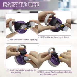 Thermo Cup Nozzle Water Cup Nozzle Black Portable Food Grade Silicone Nozzle Water Bottle Accessories for Contigo