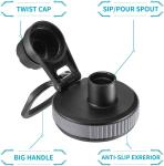 Replacement Lid Accessories for Hydro Flask Chug lid with Big Handle Easy to Carry Fits 16-64oz Most Wide Mouth Bottles
