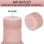 7.5cm Silicone Bottle Bottom Sleeve Cup Accessories Spill Proof Stopper Water Bottle Pad for Iceflow 40 oz/Hydroflask 12-24 oz