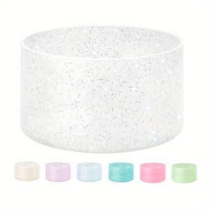 1pc Silicone Cup Bottom Sleeve, Non-slip Twinkle Cup Boot Cover, Cup Accessories For 20-40oz Tumbler & Hydro Flask 12-24oz