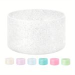 1pc Silicone Cup Bottom Sleeve, Non-slip Twinkle Cup Boot Cover, Cup Accessories For 20-40oz Tumbler & Hydro Flask 12-24oz