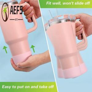 AEF5-2 Pcs Silicone Cup Boot Parts Accessories For Tumbler Stainless Steel Cup 40Oz 20Oz 30Oz For Hydro Sport Flask Water Bottle