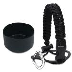 Paracord Handle For Water Bottle And Silicone Sleeve Boot Compatible With Hydro Flask Wide Mouth Water Bottle Accessories