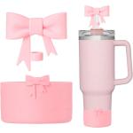 Bow Silicone Protective for  Boot for 20 30 40Oz 2 Pack for  Cup Accessories Compatible 1224Oz for Hydroflask Boot and More Pin