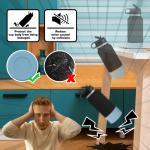 Silicone Bottle Bottom Sleeve Anti-Slip Cup Accessories Protective Case Hexagon for Aquaflash/HydroFlask 12-40 oz