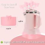 Bow Silicone Protective for  Boot for 20 30 40Oz 2 Pack for  Cup Accessories Compatible 1224Oz for Hydroflask Boot and More Pin