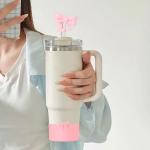 Bow Silicone Protective for  Boot for 20 30 40Oz 2 Pack for  Cup Accessories Compatible 1224Oz for Hydroflask Boot and More Pin