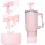 New Glitter Bow Boot for  Cup AntiSlip Silicone Boot for  Cup 30 40 Oz Cup Accessories for Bottom 2.95in Quencher Hydroflask Pi
