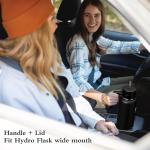 Replacement Lid for Hydroflask Wide Mouth Water Bottle Top Lids with Straw for  Accessories Top Sport Bottle Handle Cap for Hyd