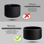 Silicone Bottle Bottom Sleeve Cup Accessories Anti-Slip Water Bottle Pad Heat Insulation for Aquaflash/HydroFlask 12-40 oz