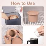 1-3 Pcs Silicone Ice Cube Trays For Stanley 20-40 Oz Tumbler Cup Cylinder Ice Maker Mold With Lid For Chilling Drinks Whiskey