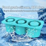 Stanley Ice Tray Mold Cube Tray Ice Beverage Cup Round Ice Shape Silicone Mold Stanley Accessories Suitable for Stanley Cups