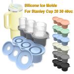 Silicone Ice Molds for Stanley Cup , Cylinder-Shaped Ice Tray for Water Bottles for Stanley Cup Accessories