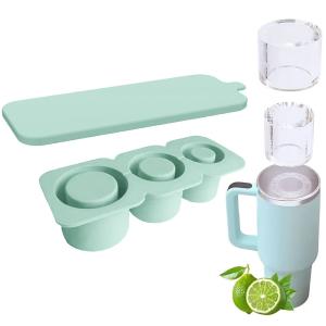 Summer Ice Mould Cube Trays Ice Making Beverage Cup Maker Circle Ice Shape Silicone Molds For Stanley Cup ST Accessories