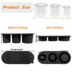 Newest Ice Cube Tray for Stanley Tumbler Cup 20/30/40 oz Silicone Freezer Ice Molds with Lid for Juice Whiskey Ice Maker