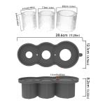 Silicone Ice Molds for Stanley Cup , Cylinder-Shaped Ice Tray for Water Bottles for Stanley Cup Accessories