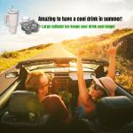 Ice Cube Mold for Tumbler Stanley Cup 20oz 30oz 40oz,Silicone Cylinder Ice Cube Mold with Lid For Freezer,Keep Drinks Chilled