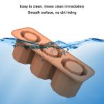 Silicone Mold Ice Cube Maker with Lid Ice Cube Tray Kitchen Freeze Ice Making Easy To Release For Stanley 30 40oz Tumbler Cups