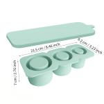 Summer Ice Mould Cube Trays Ice Making Beverage Cup Maker Circle Ice Shape Silicone Molds For Stanley Cup ST Accessories