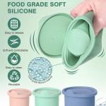 Ice Cube Mold Silicone Ice Tray with Lid for Stanley Cup 30-40oz Tumbler Chilling Cocktails Drinks Coffee Easy Release Ice Molds