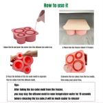 Ice Cube Mold for Tumbler Stanley Cup 20oz 30oz 40oz,Silicone Cylinder Ice Cube Mold with Lid For Freezer,Keep Drinks Chilled