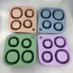 Ice Cube Tray Mold for Tumbler Stanley Cup Silicone Cylinder Ice Cube Maker Mold with Lid For 20oz 30oz 40oz