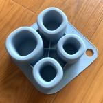 Ice Cube Tray Mold for Tumbler Stanley Cup Silicone Cylinder Ice Cube Maker Mold with Lid For 20oz 30oz 40oz