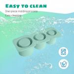 Summer Ice Mould Cube Trays Ice Making Beverage Cup Maker Circle Ice Shape Silicone Molds For Stanley Cup ST Accessories