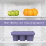 Silicone Mold Ice Cube Maker with Lid Ice Cube Tray Kitchen Freeze Ice Making Easy To Release For Stanley 30 40oz Tumbler Cups