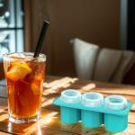 Silicone Mold Ice Cube Maker with Lid Ice Cube Tray Kitchen Freeze Ice Making Easy To Release For Stanley 30 40oz Tumbler Cups