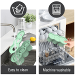 Silicone Ice Cube Tray For Stanley Cylinder Ice Cube Mold With Lid Reusable Ice Blocks Trays For Stanley Tumbler Cup 30/40oz