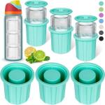Ice Cube Tray for Owala FreeSip Bottle 24-40Oz, No White Residue, Easy Fill and Release Ice Maker, 3 Pcs Silicone Ice Cube Molds for Chilling Cocktails, Whiskey, Drinks, Coffee