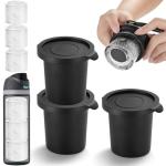 ACOOKEE Hollow Cylinder Ice Cube Mold for 24oz 32oz 40oz Owala Accessories, Set of 3, Silicone Ice Mold for Owala FreeSip Water Bottle, Whiskey Cocktails Bourbon