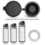 ACOOKEE Hollow Cylinder Ice Cube Mold for 24oz 32oz 40oz Owala Accessories, Set of 3, Silicone Ice Mold for Owala FreeSip Water Bottle, Whiskey Cocktails Bourbon