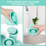 Ice Cube Tray for Owala FreeSip Bottle 24-40Oz, No White Residue, Easy Fill and Release Ice Maker, 3 Pcs Silicone Ice Cube Molds for Chilling Cocktails, Whiskey, Drinks, Coffee