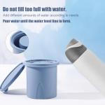 3pcs Ice Cube Tray for Owala FreeSip Water Bottle 24/32/40oz, Silicone Water Bottle Ice Cube Tray with Lids Accessories Easy Fill and Release for Chilling Cocktails Whiskey Drinks Juice Coffee(Blue)