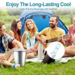 Ice Cube Tray for Owala FreeSip, 3PCS Silicone Ice Cube Molds, Easy Fill and Release Ice Maker for Chilling Cocktails Whiskey Drinks Juice Coffee, for Owala Water Bottle 24/32/40oz Accessories