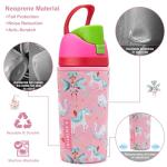 Owala Kids FreeSip 16 oz Cute Neoprene Sleeve